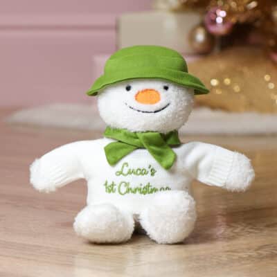 Personalised The Snowman Musical Soft Toy Christmas Gifts