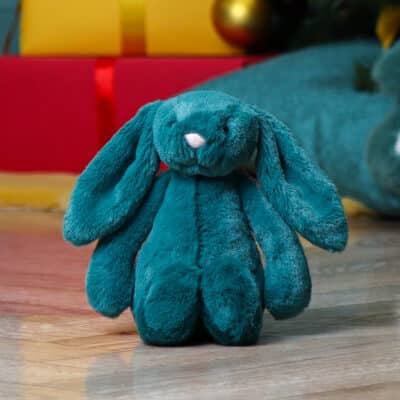 Jellycat teal little bashful bunny soft toy Christmas Gifts