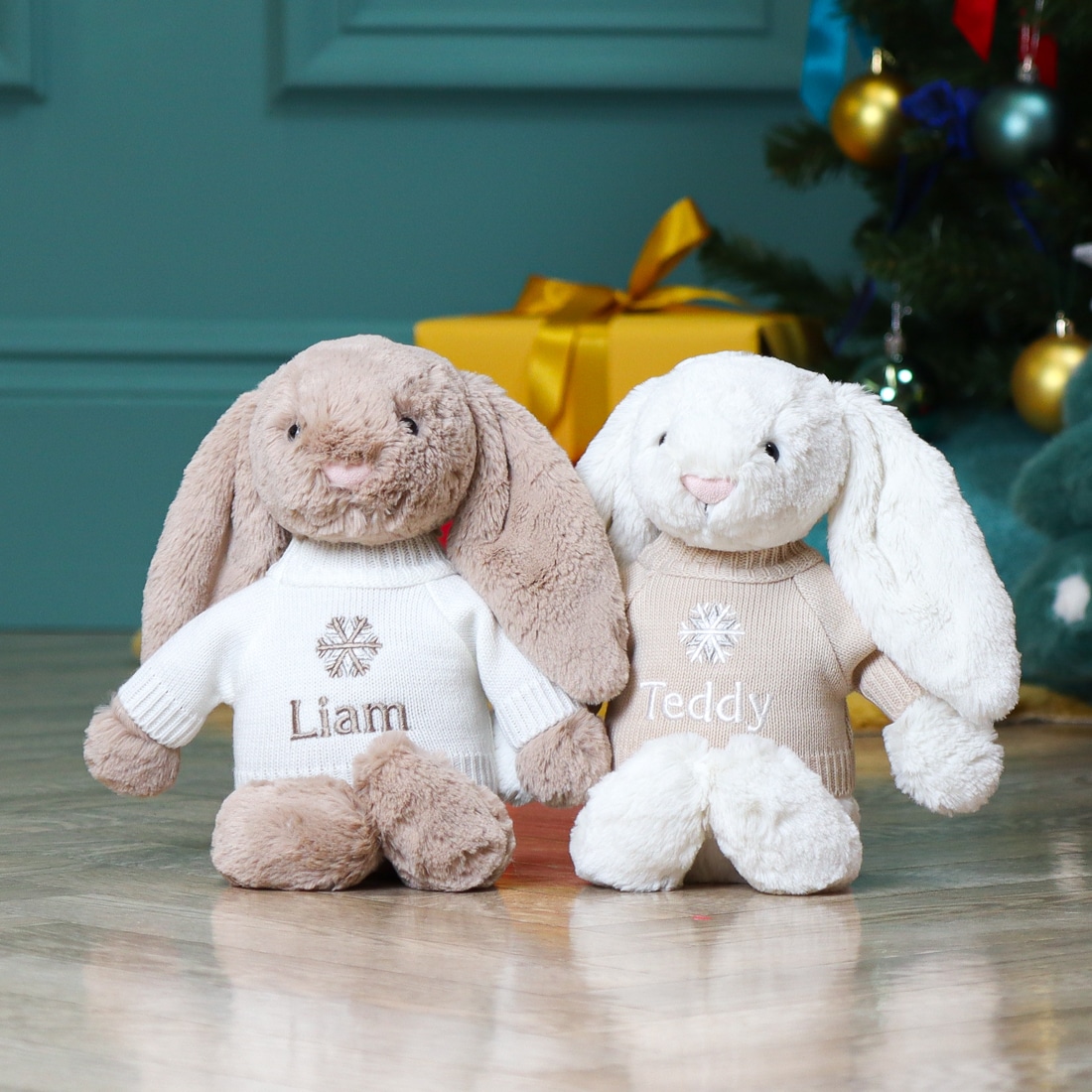 Personalised Jellycat Christmas snowflake bashful bunny | That's mine