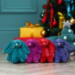 Jellycat teal little bashful bunny soft toy Christmas Gifts 6
