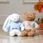 Jellycat medium bashful bunny with Halloween jumper Halloween Gifts 8