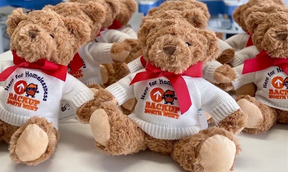 keel toys charity hero for homeless teddy bear